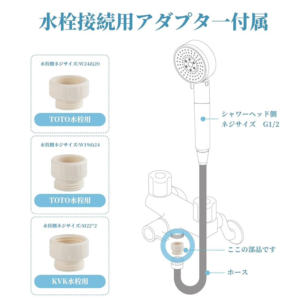 OFFO シャワーヘッド 手元止水 浄水カートリッジ多種吐水モードシャワーフック Amazon.co.jp: OFFO シャワーヘッド 手元止水 浄水カートリッジ